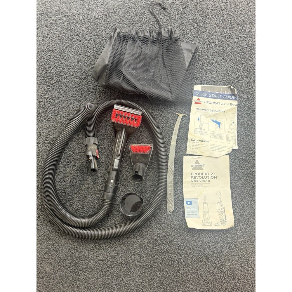 Bissell ProHeat 2X Revolution Deep Cleaner Hose, Attachments & Manual Parts Bag